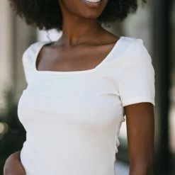 Final Touch Itzel Square Neck T-Shirt