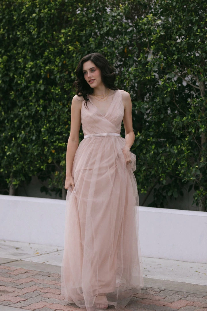 Maniju Millie Tulle Maxi Dress