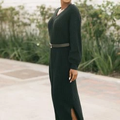 In Loom Quinn V-Neck Knit Dress