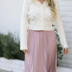 Listicle Work Essentials Susan Pointelle Cardigan