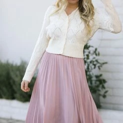 Listicle Work Essentials Susan Pointelle Cardigan