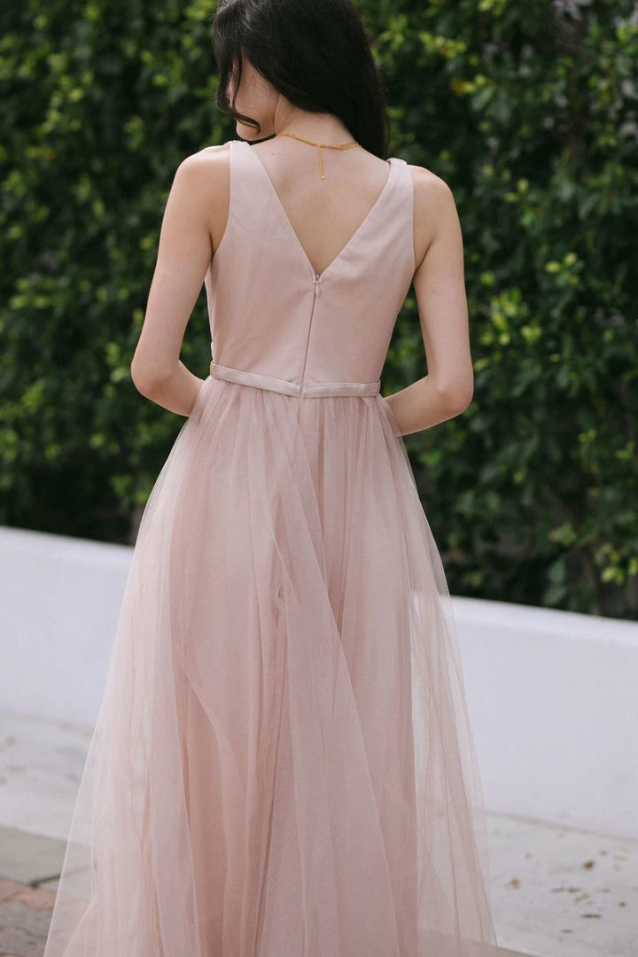 Maniju Millie Tulle Maxi Dress