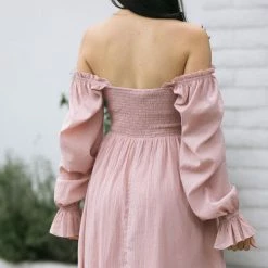 Listicle Tiffany Buttoned Mini Dress Clothing