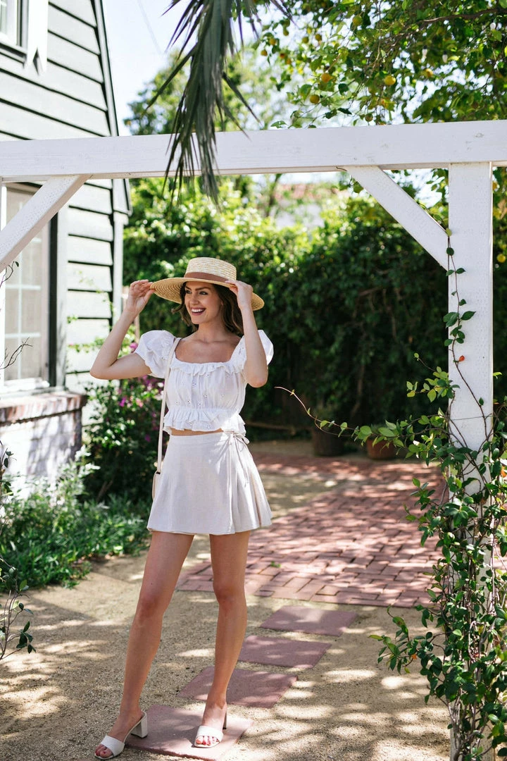 Promesa Clothing Monica Pleated Wrap Skort