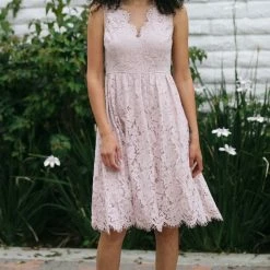 Maniju Estee Lace Midi Dress