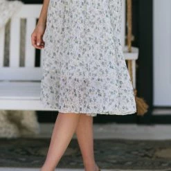 Mikarose Clothing Kat Pleated Midi Skirt