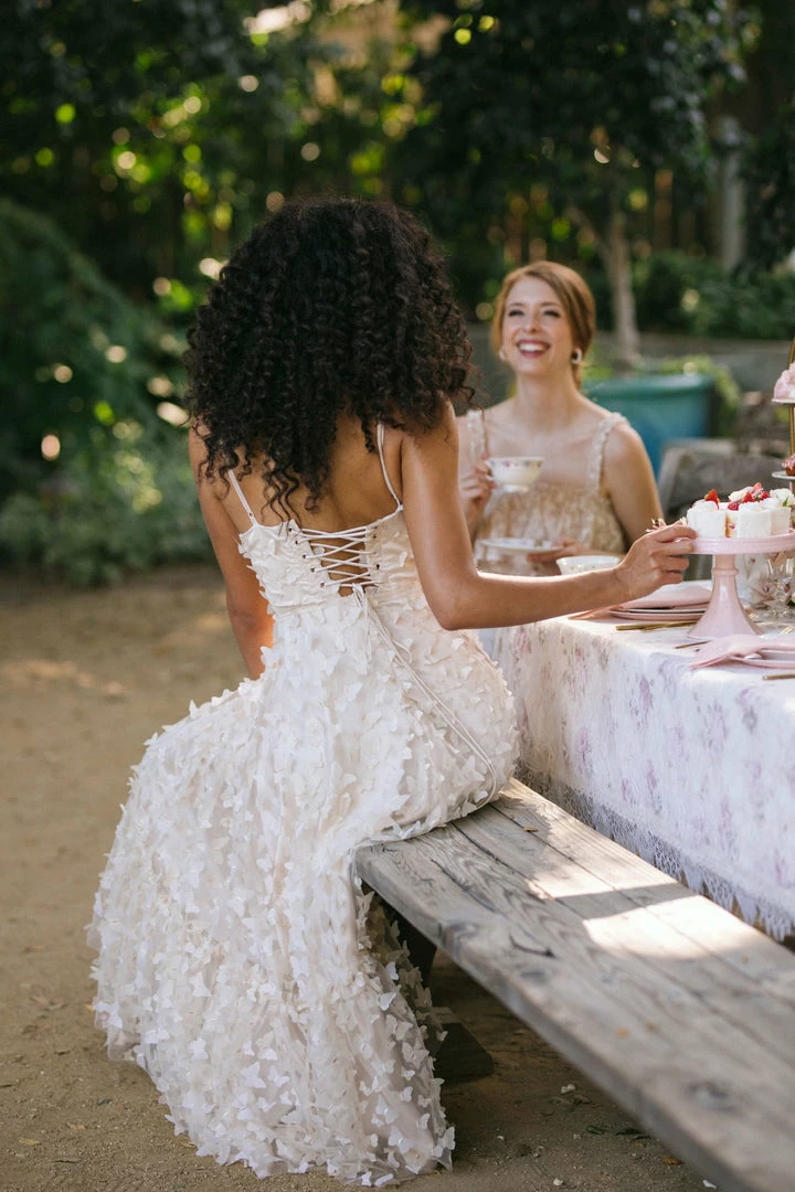 Mable Clothing Dana Butterfly Mesh Dress