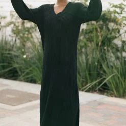 In Loom Quinn V-Neck Knit Dress