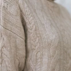 Style Melody Lettie Cable Knit Turtle Neck Clothing