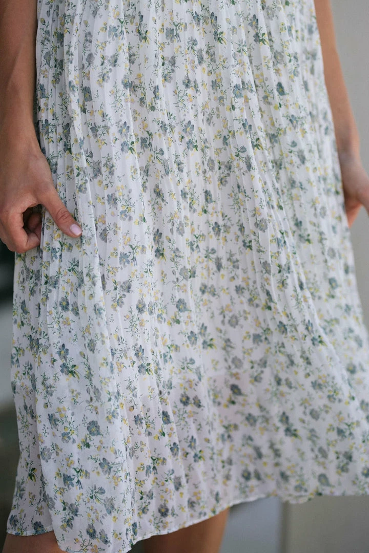 Mikarose Clothing Kat Pleated Midi Skirt