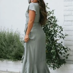 Audrey 3+1 Odette Wrap Maxi Dress