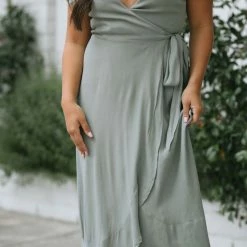 Audrey 3+1 Odette Wrap Maxi Dress