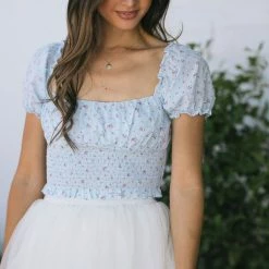 Lush Clothing Marnie Square Neck Top