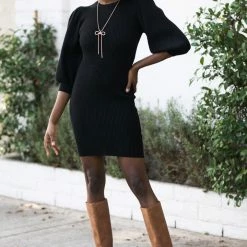 Ontwelfth Lani Puff Sleeve Dress