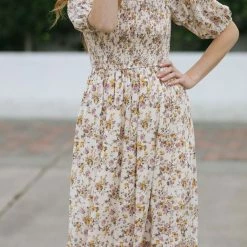 Dress Forum Maternity Friendly Phoenix Smocked Midi Dress