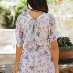 Peach Love California Clothing Natalie Tie Back Romper