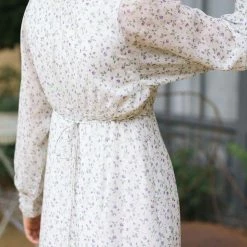 FORE Collection Daphne Buttoned Midi Dress