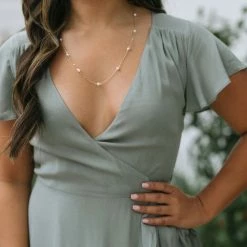 Audrey 3+1 Odette Wrap Maxi Dress