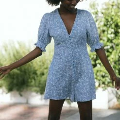 Lush Paxton V-Neck Romper