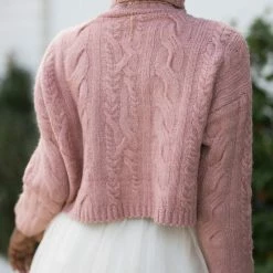 Style Melody Lettie Cable Knit Turtle Neck Clothing