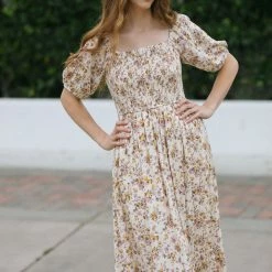 Dress Forum Maternity Friendly Phoenix Smocked Midi Dress