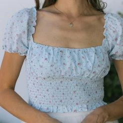 Lush Clothing Marnie Square Neck Top