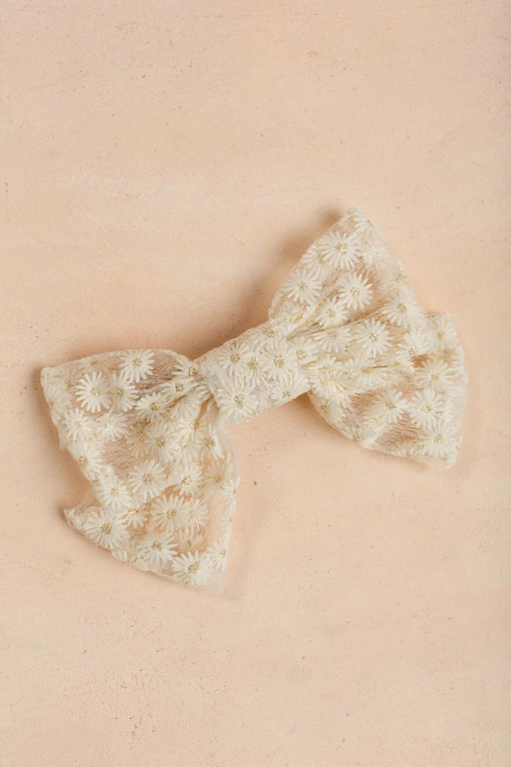Fame Maisie Flower Bow Hair Clip Accessories