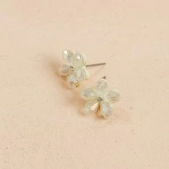 Fame Accessories Katelyn Flower Earrings