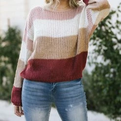 Endless Blu Clothing Isla Colorblock Sweater