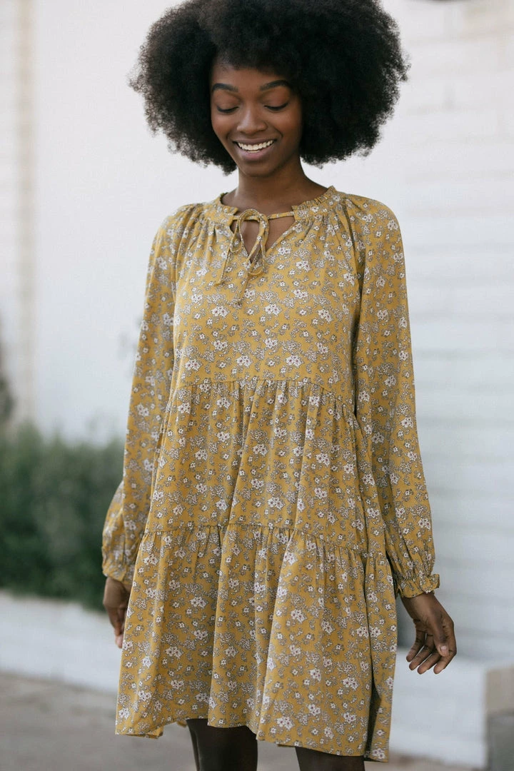 Wishlist Clothing Karina Tiered Mini Dress