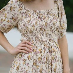 Dress Forum Maternity Friendly Phoenix Smocked Midi Dress