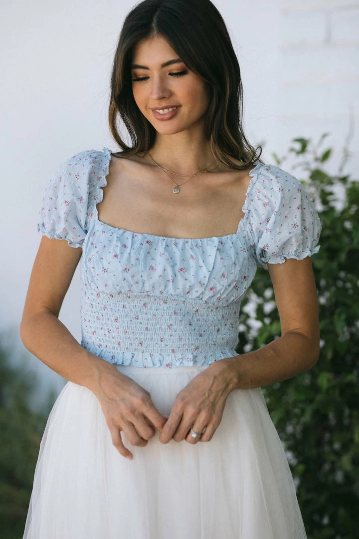 Lush Clothing Marnie Square Neck Top