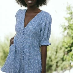 Lush Paxton V-Neck Romper