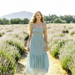 Lush Quincy Tie Back Dress Maternity Friendly