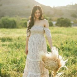 In Loom Best Sellers Liana Smocked Floral Maxi Dress