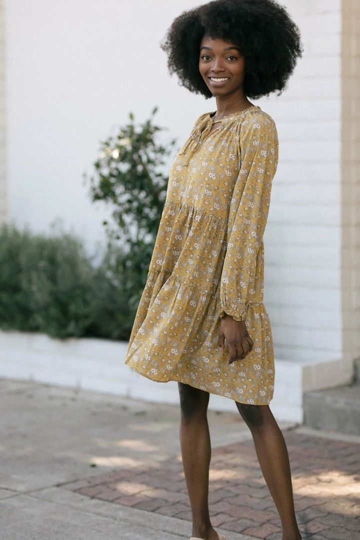 Wishlist Clothing Karina Tiered Mini Dress