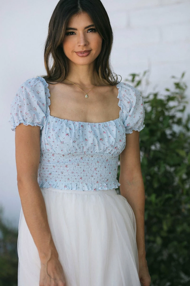 Lush Clothing Marnie Square Neck Top