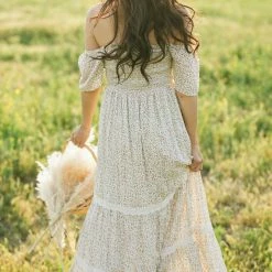 In Loom Best Sellers Liana Smocked Floral Maxi Dress