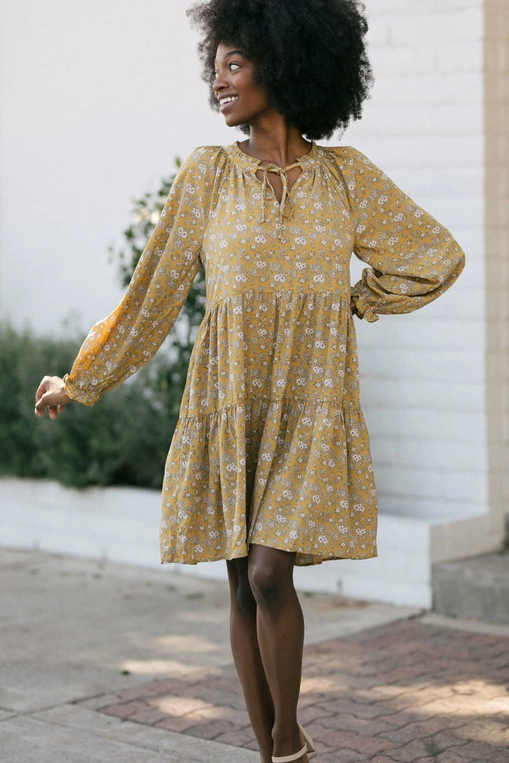 Wishlist Clothing Karina Tiered Mini Dress