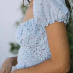 Lush Clothing Marnie Square Neck Top