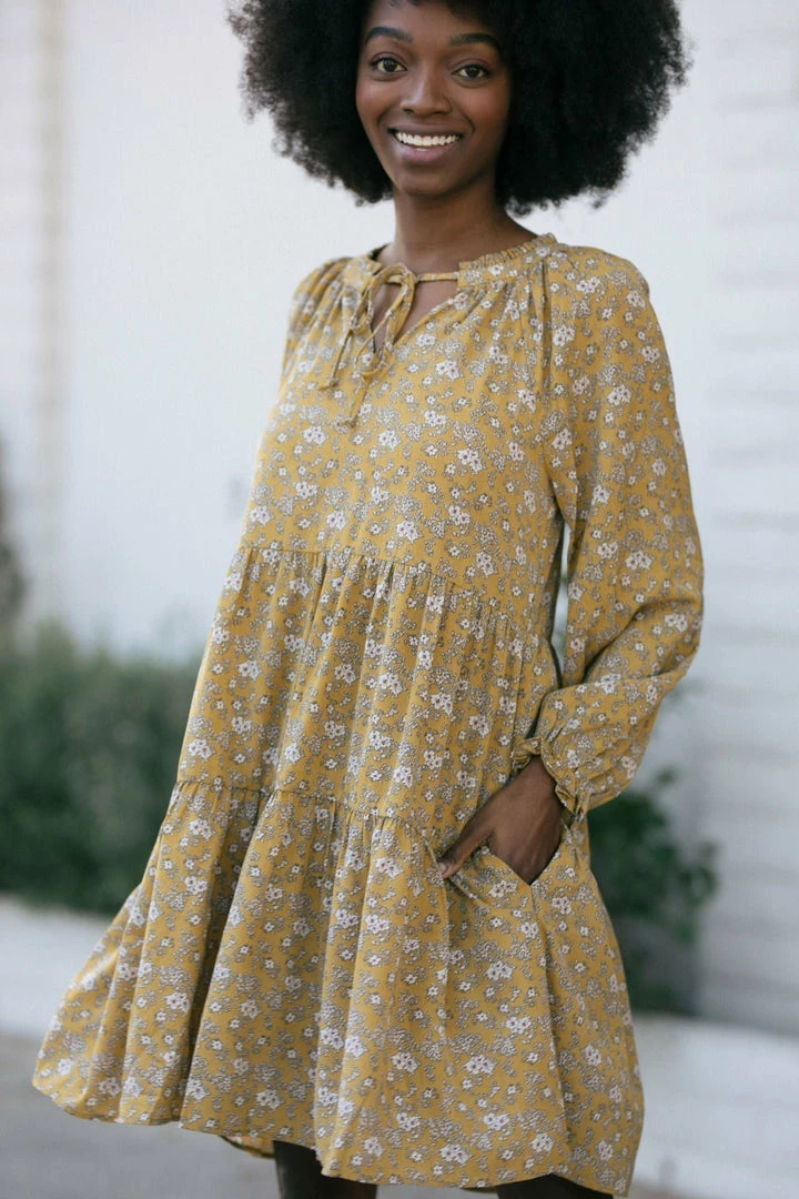 Wishlist Clothing Karina Tiered Mini Dress