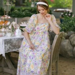 Storia Delilah Babydoll Maxi Dress