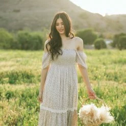 In Loom Best Sellers Liana Smocked Floral Maxi Dress