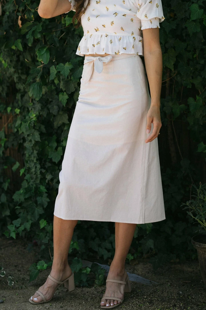 Mod Ref Priya Woven Midi Skirt Clothing