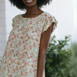 Les Amis Adrienne Scoop Neck Blouse