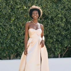 Maniju Karis Sweetheart Neckline Gown