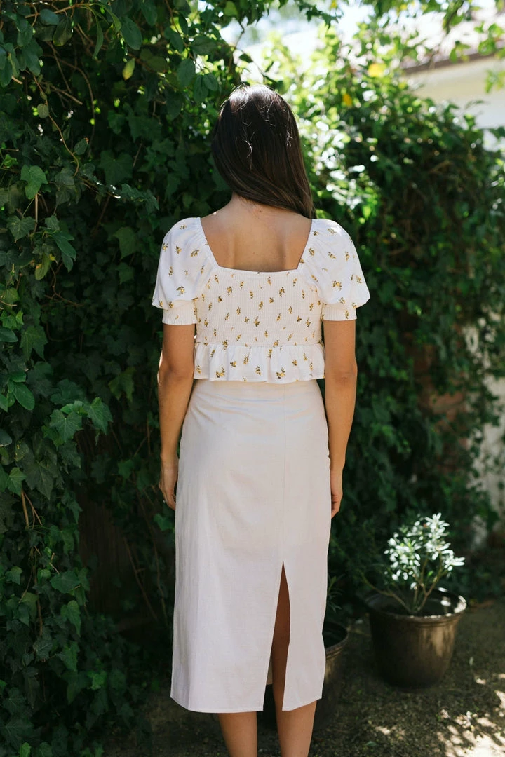 Mod Ref Priya Woven Midi Skirt Clothing