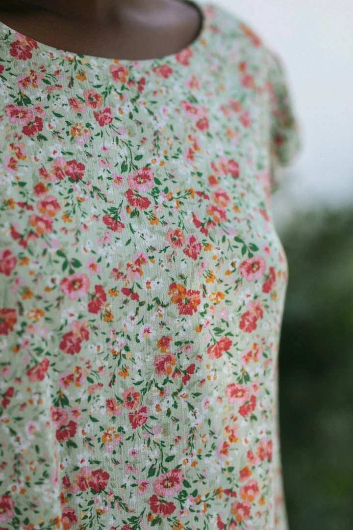 Les Amis Adrienne Scoop Neck Blouse