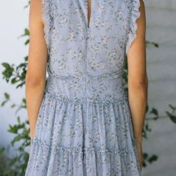 She + Sky Naomi Ruffled Mini Dress