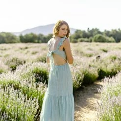 Lush Quincy Tie Back Dress Maternity Friendly